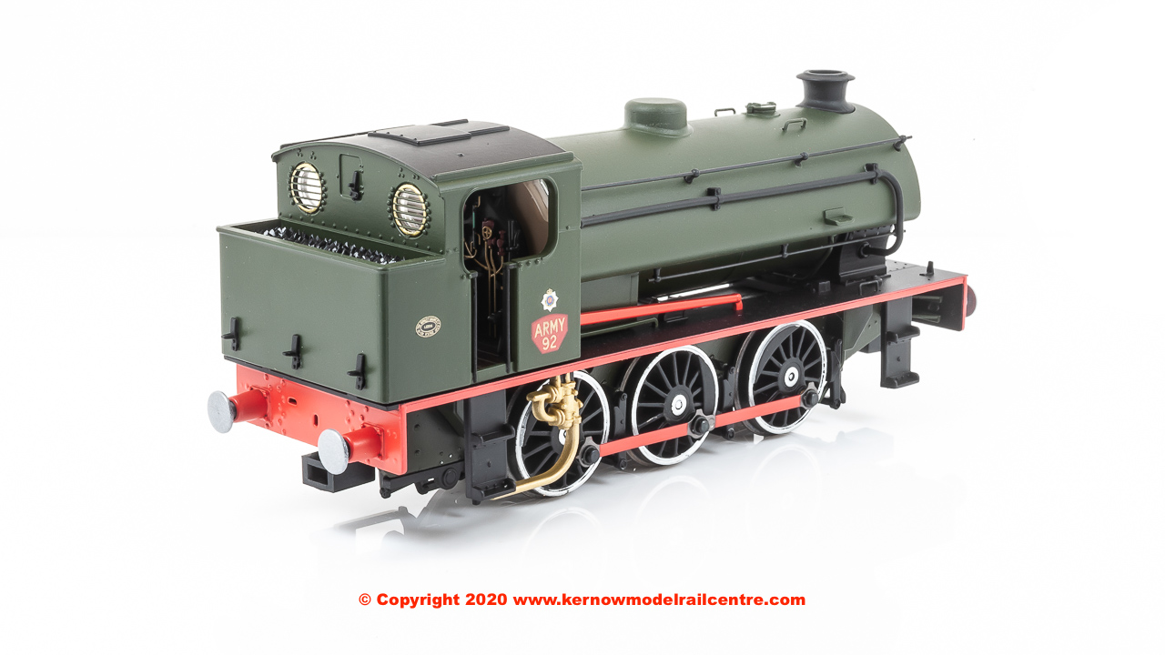 E85006 EFE Rail Class J94 0-6-0 Steam Locomotive number 92 in Army Green livery
